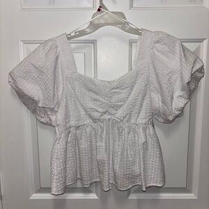 Old Navy Sweetheart Puff Sleeve top